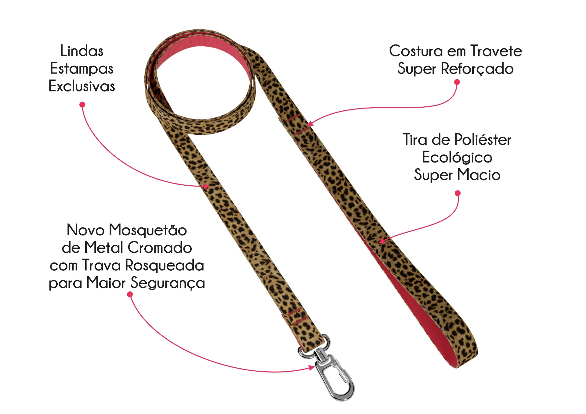 Multipatas Guias em Poliéster Ecológico de Alta Resistência com Estampas Incríveis e Personalizáveis Multipatas Guias em Poliéster Ecológico de Alta Resistência com Estampas Incríveis e Personalizáveis